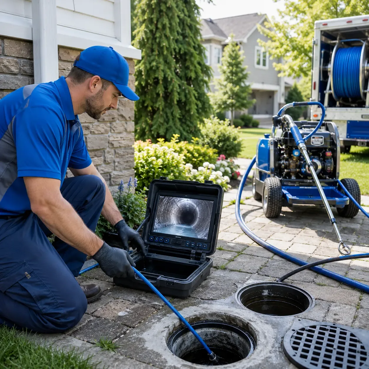 Outdoor drain cleaning professionals serving San Angelo, TX